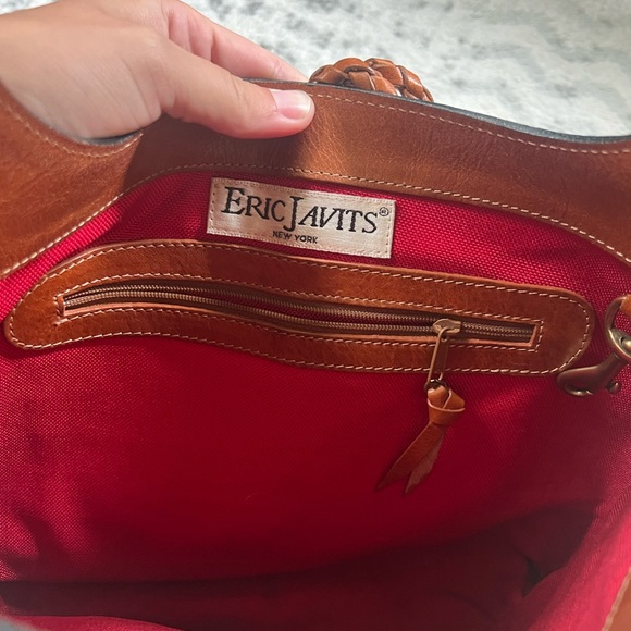 Eric Javits Leather Shoulder Bag - Picture 14 of 14